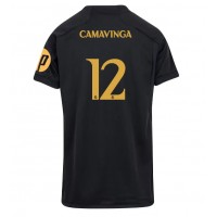 Real Madrid Eduardo Camavinga #12 Tredjedrakt Dame 2023-24 Kortermet